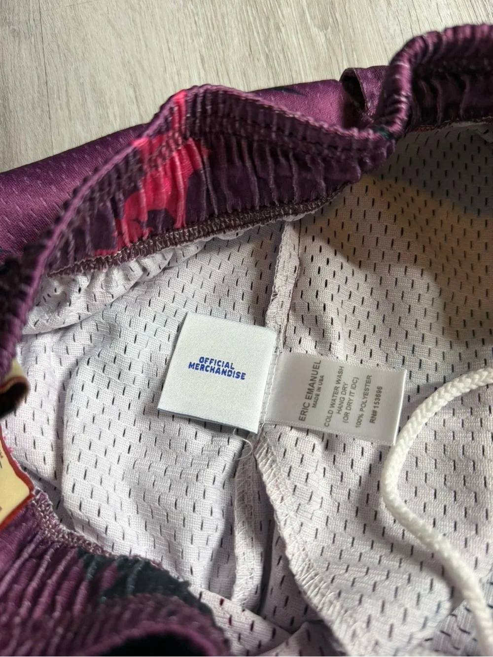 *NEW* Purple EE Eric Emanuel Bolt Shorts Sizes Small and Medium 100% Authentic